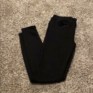 Black jeggings